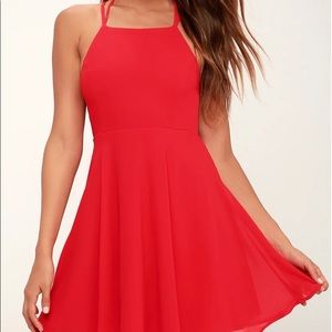 Lulus Short Coral Dress